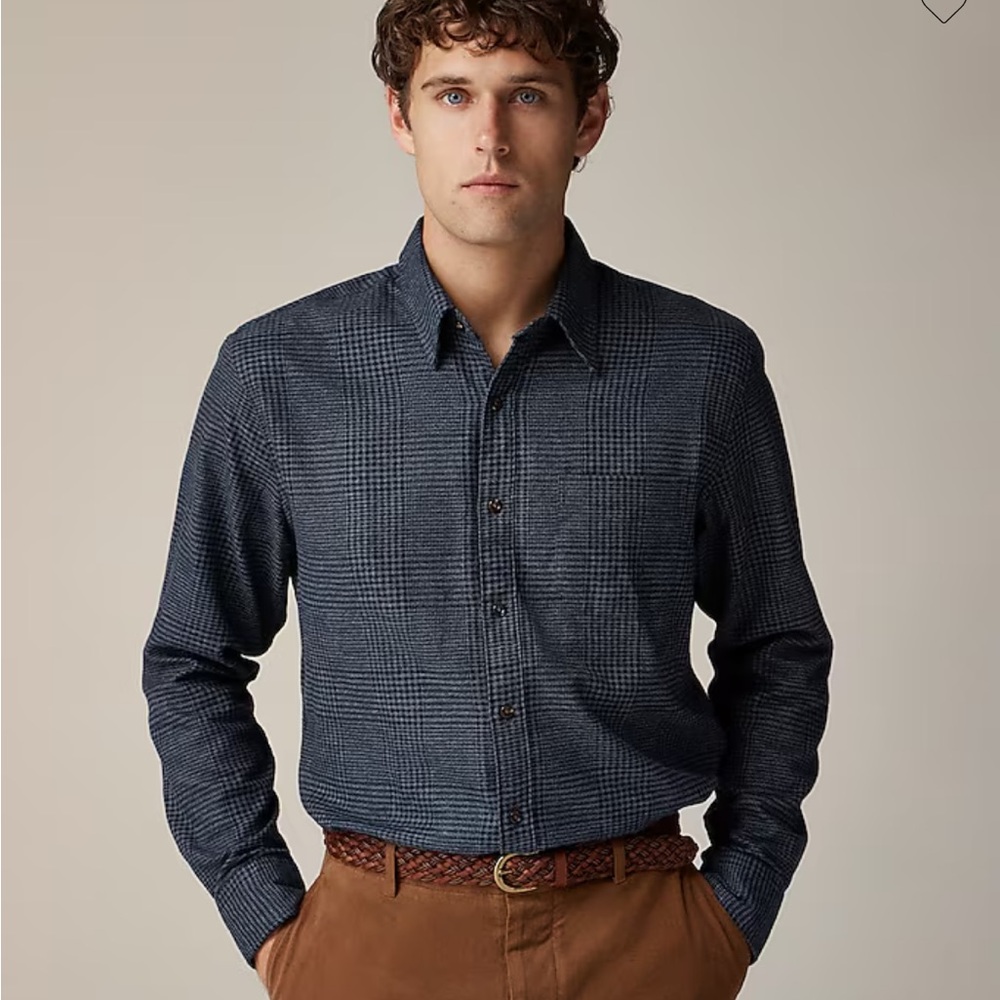 J Crew Cotton Cashmere Blend Shirt